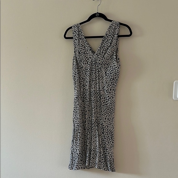 Rouje Blue Floral Mini Dress Size 38 - Picture 3 of 6